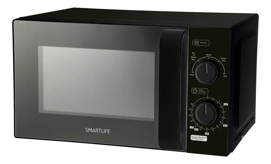 Smartlife Microondas Manual Negro 20l