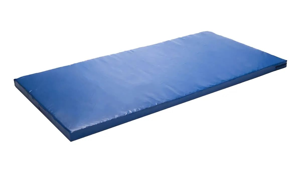 Colchoneta Alta Densidad BS Fit 2m X 1m X 6cm Azul Goma Espuma Gym