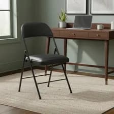 Sillas Plegables Acolchadas Shremwood Negro Pu