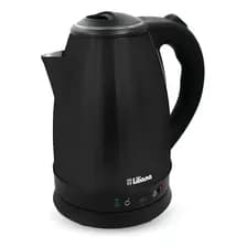 Pava Eléctrica Liliana Ap152n De Acero Inoxidable Con 1.7 L Y Control De Temperatura Negro