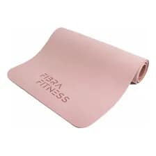 Colchoneta Yoga Mat 6 Mm Yoga Pilates Gimnasia Alta Densidad Color Rosa