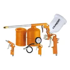 Kit Para Compresor Lusqtoff Aa-5000k Set 5 Piezas Naranja