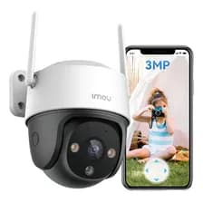 Camara Wifi Imou Cruiser Se+ 3mp Color Sirena Audio Exterior Blanco