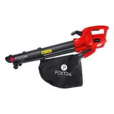 Sopladora Aspiradora Electrico 2500w Pektra Bolsa De Hojas Rojo