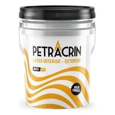 Pintura Látex Para Interior Y Exterior Blanco Mate 20 L Petracrin