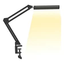 Lampara Escritorio Gadnic Ledmax 10 W 990 Lumenes 3 Temperaturas 9 Niveles Brazo 360 Usb Negro