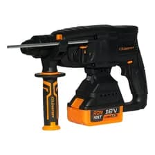 Rotomartillo A Batería Inalámbrico Lusqtoff Rml4450-9bk Brushless 2 Baterías 4 Ah + Cargador - Black Series Negro