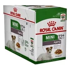 Royal Canin Size Health Nutrition Mini Ageing 12+ Alimento En Caja De 12 Sobres De 85gr