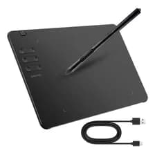 Tableta Gráfica Gadnic T605 Con Bolígrafo Conexión Dibujo Digital Diseño 8192 Niveles De Presión Multiple Sistema Operativo Facil Conexion Negro