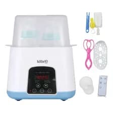 Esterilizador De Biberones Mawe By Gadnic 200w 220v 2 Mamaderas Display Led Control Remoto Apagado Automatico