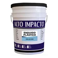 Enduido Interior Fácil De Lijar X 10 Lts !!! Alto Impacto Acabado Mate Color Blanco