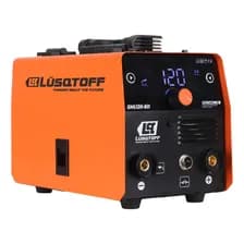 Soldadora Inverter Lusqtoff Sml120-8d Dual Mig Flux Electrodo 120amp Naranja