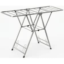 Tender Ropa Plegable 160cm Acero Inoxidable Reforzado Gris
