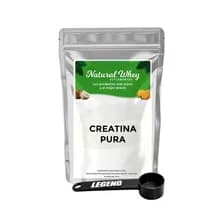 Creatina Monohidrato Micronizada 1kg Natural Whey + Scoop Legend Nutrition Sin Sabor