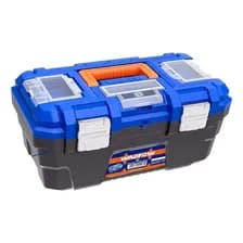 Caja De Herramientas 16 PuLG Con Bandeja Wadfow Wtb3316 Color Azul Y Naranja Azul/naranja