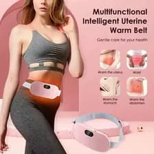 Almohadilla Masajeador Termica Alivio De Dolores Menstruales Color Rosa