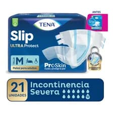Pañales Para Adultos Descartables Tena Pañal Slip M X 21 u