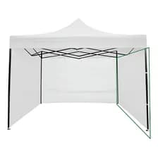 Gazebo Autoarmable 4,5x3 Con Paredes Home World Color Blanco