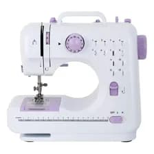 Mini Máquina De Coser Portátil Genérica Portable Color Blanco/violeta