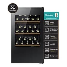 Cava De Vino Hisense Rw12d4nwg0 30 Botellas Estantes De Made