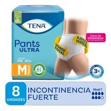 Ropa Interior Tena Pants Ultra Talle Medium X8 Unidades M