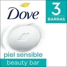 Jabón En Barra Dove Piel Sensible X3 Multipack 90 G