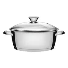 Olla Tramontina Allegra 24 Cm 4,2 Lts Acero Oferta Plateado