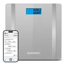 Balanza Digital Baño Personal Corporal Personas 180kg Gadnic Color Gris