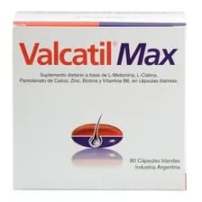 Valcatil Max X 90 Capsulas - Anticaida Del Cabello - Panalab