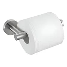 Porta Rollo Papel Higiénico Baño Soporte De Acero Inoxidable | Montaje Fácil De Pared Diseño Moderno Minimalista Resistente A La Humedad | Ideal Para Baños Tornillos Marca Color Plateado Levys Bazar