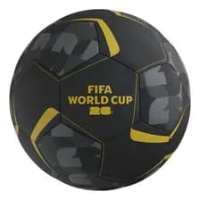 Pelota De Fútbol Dribbling Mundial 2026 Pro N°5 Negra Y Dorada Licencia Fifa Negro/dorado
