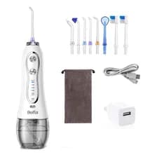 Irrigador Bucal Ducha Dental Water Hf-6 Belfia 5 Niv 8 Picos Color Blanco