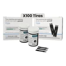 Tiras Reactivas Glucometro Maverick Diabetes Glucosa Anmat Blanco