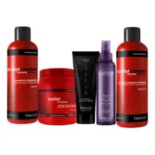 Kit Cuidado Capilar Fidelité Shampoo 1000ml + Acondicionador + Cremas Y Protector