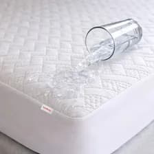Cubre Colchón Matelaseado Impermeable 190x80 Cm Lookmy 1 Plaza | Cubrecolchon Protector Colchón Respirable Sin Pvc |... Blanco