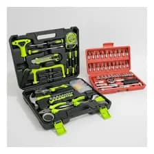 Set Maletin De Herramientas 150 Pz Kto+llave Tubo Crique 46 Negro