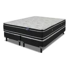 Sommier Y Colchón Sueño Dorado Rembrandt Queen Espuma 160x200 Cm Negro