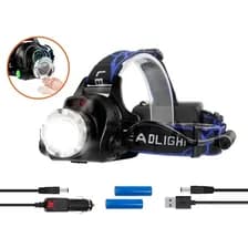 Linterna Vincha Minera Led Lumens Zoom Sensor Movimiento 2