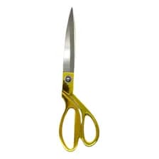 Tijera De Lian Modista 26.5cm Mango Dorado Acero Tela Costura Profesional