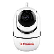 Cámara Ip Sinovision Hd 720p Wifi Interior Seguimiento Inteligente Y Audio Blanco