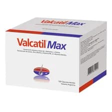 Suplemento Valcatil Max Anticaida Cabello Aminoacidos X120
