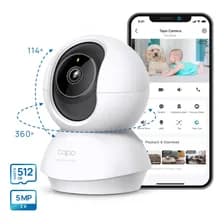 Cámara De Seguridad Wifi Ip Tp-link Tapo C210 Tapo Con Vista 2k 3mp Y Detección Ia De 360 Grados Blanco
