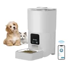 Comedero Automático Waggs 6l Control App Wi-fi Gato Perro Blanco