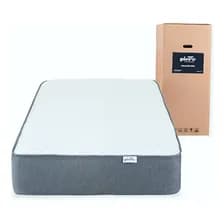 Colchón En Caja Piero Colchónbox 1 Plaza 190x080 Espuma Color Blanco/gris