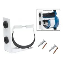 Soporte Giratorio Bomba Presurizadoras Regulable Pared 2 Baños Mq Tip1 Mensula Metalico Reforzado Adaptable