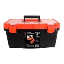 Caja Herramientas Silver Shadow 19 5 Compartimentos Naranja Negro