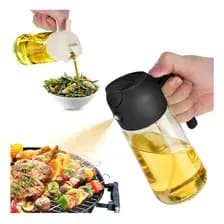 Rociador Aceite De Vidrio Aceitera X2 Doble Pico Veoquiero