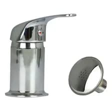 Griferia Bidet Monocomando De Baño Con Vann Mo Acabado Cromado Plateado