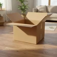 Cajas Carton Reforzadas Embalaje Mudanza 60x40x40 Color Marrón X10 Unidades Marrón Claro