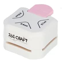 Redondeadora Bordes Puntas 3 En 1 Ibi Craft Scrapbooking R4 R7 R10 Blanco Rosa